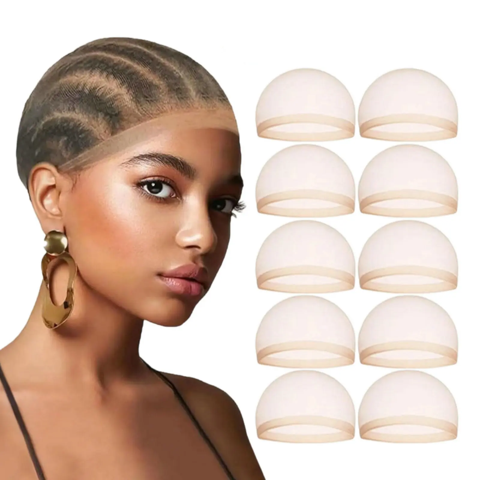 Wig Cap Stocking - หมวกวิกผม HD แบบใส ระบายอากาศได้ดี บางเฉียบ ยืดหยุ่นได้