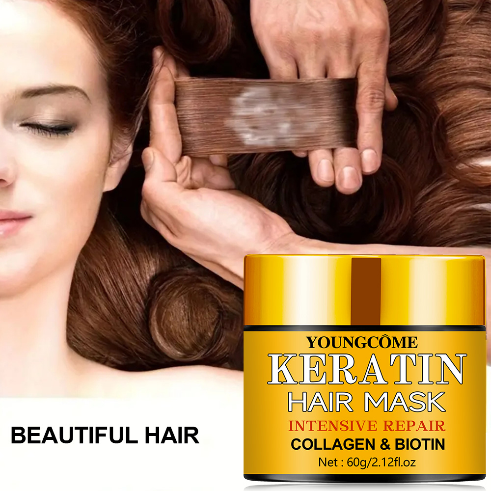 Hair Care Dupes - ผมซ่อมแซม Hair Mask น้ํามันหอมระเหยบํารุงสําหรับไบโอตินแห้งเสียคอลลาเจน Keratin Treatment