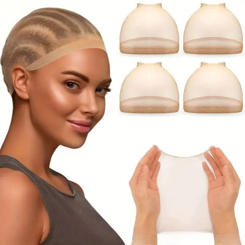 Wig Cap Stocking - หมวกวิกผมแบบใส HD ยืดหยุ่น ระบายอากาศได้ดี บางเฉียบ สวมใส่สบาย