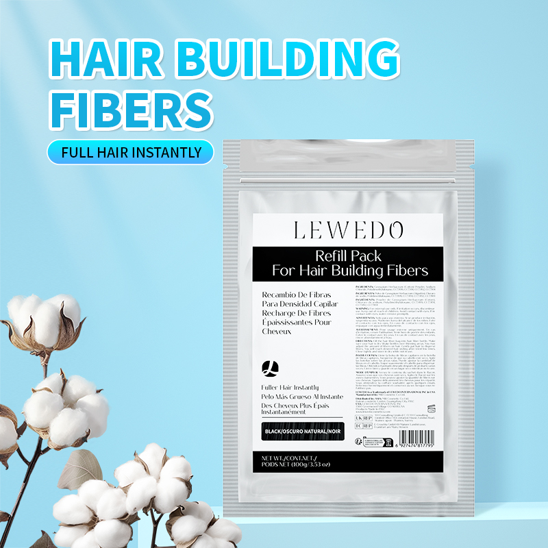 Hair Care Elseve - ผงไฟเบอร์เส้นผม 100 กรัม ไฟเบอร์ปลูกผมแบบทันที ถุงเติม รีฟิล