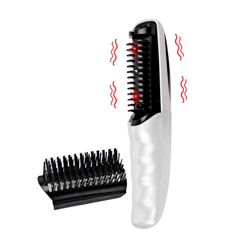 Hair Care Elseve - หวีเลเซอร์ไฟฟ้ากระตุ้นการงอกของเส้นผม ป้องกันผมร่วง พร้อมการบำบัดด้วยอินฟราเรดและการสั่นสะเทือน แปรงนวดศีรษะ ช่วยกระตุ้นการงอกใหม่
