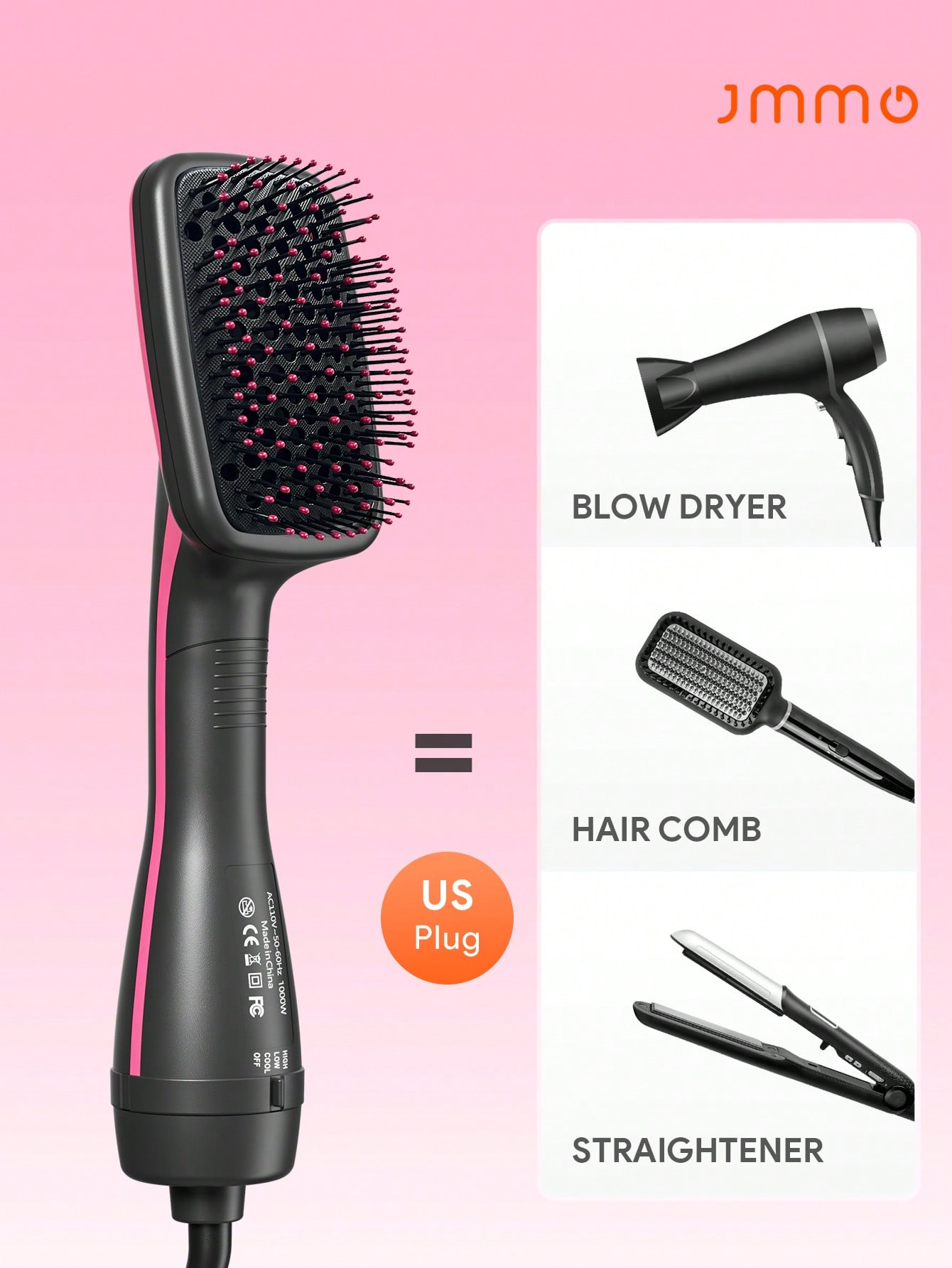 แปรงลมร้อน JMMO 3 in 1 พร้อมปล - Hair Care Step บทวิจารณ์และราคา