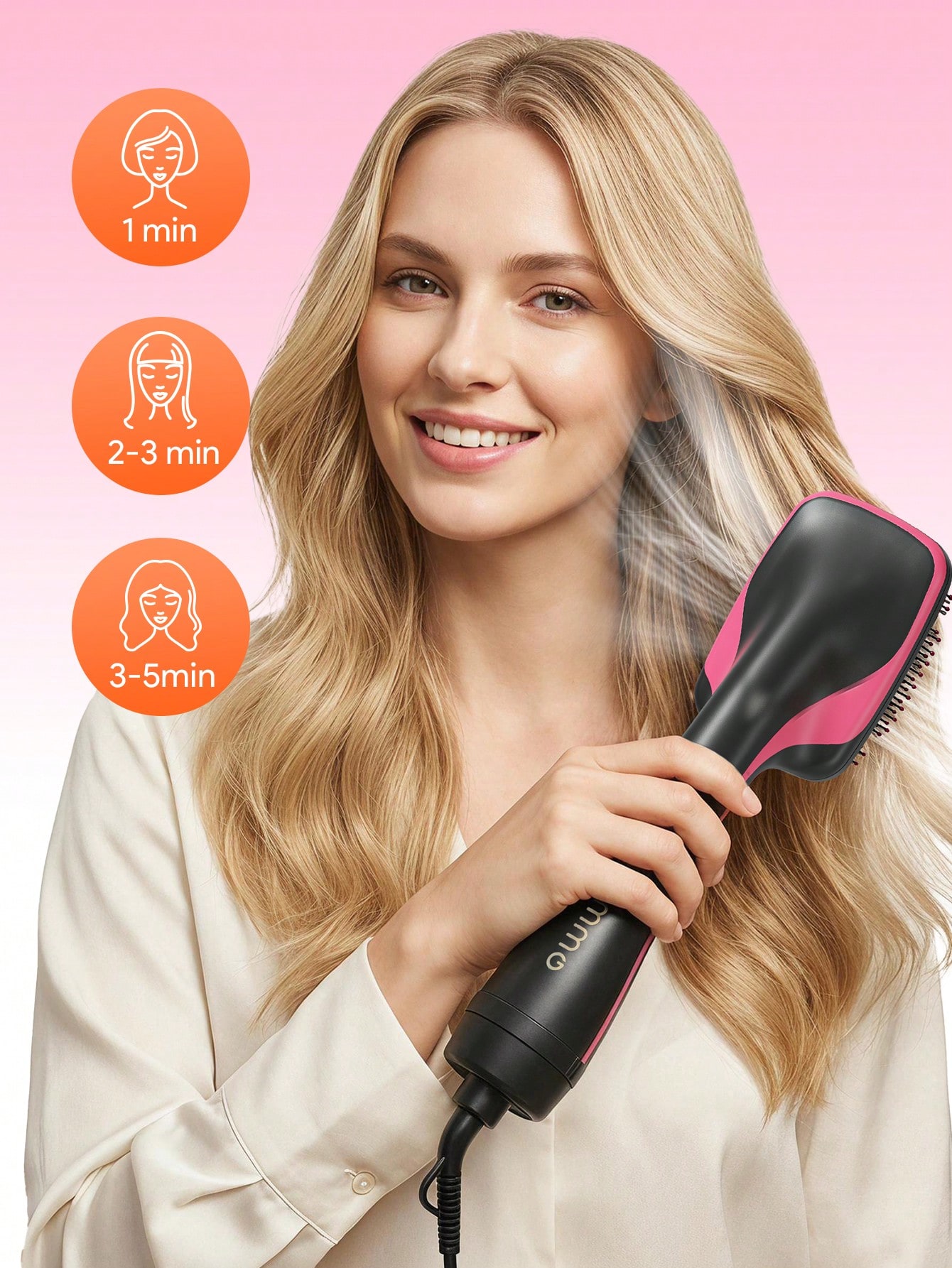 แปรงลมร้อน JMMO 3 in 1 พร้อมปล - Hair Care Step บทวิจารณ์และราคา