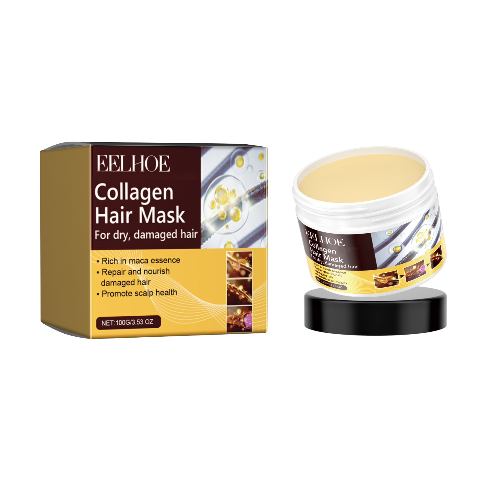 EELHOE คอลลาเจน แฮร์ มาส์ก ทรี - Hair Care Elseve บทวิจารณ์และราคา