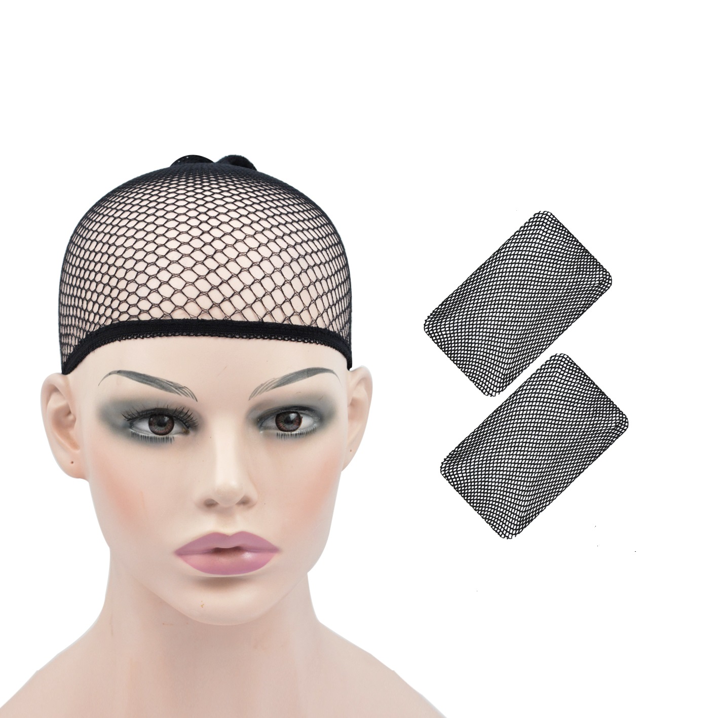 2 ชิ้นผม Nets เปิดหมวกวิกผมตาข - Wig Cap Stocking บทวิจารณ์และราคา