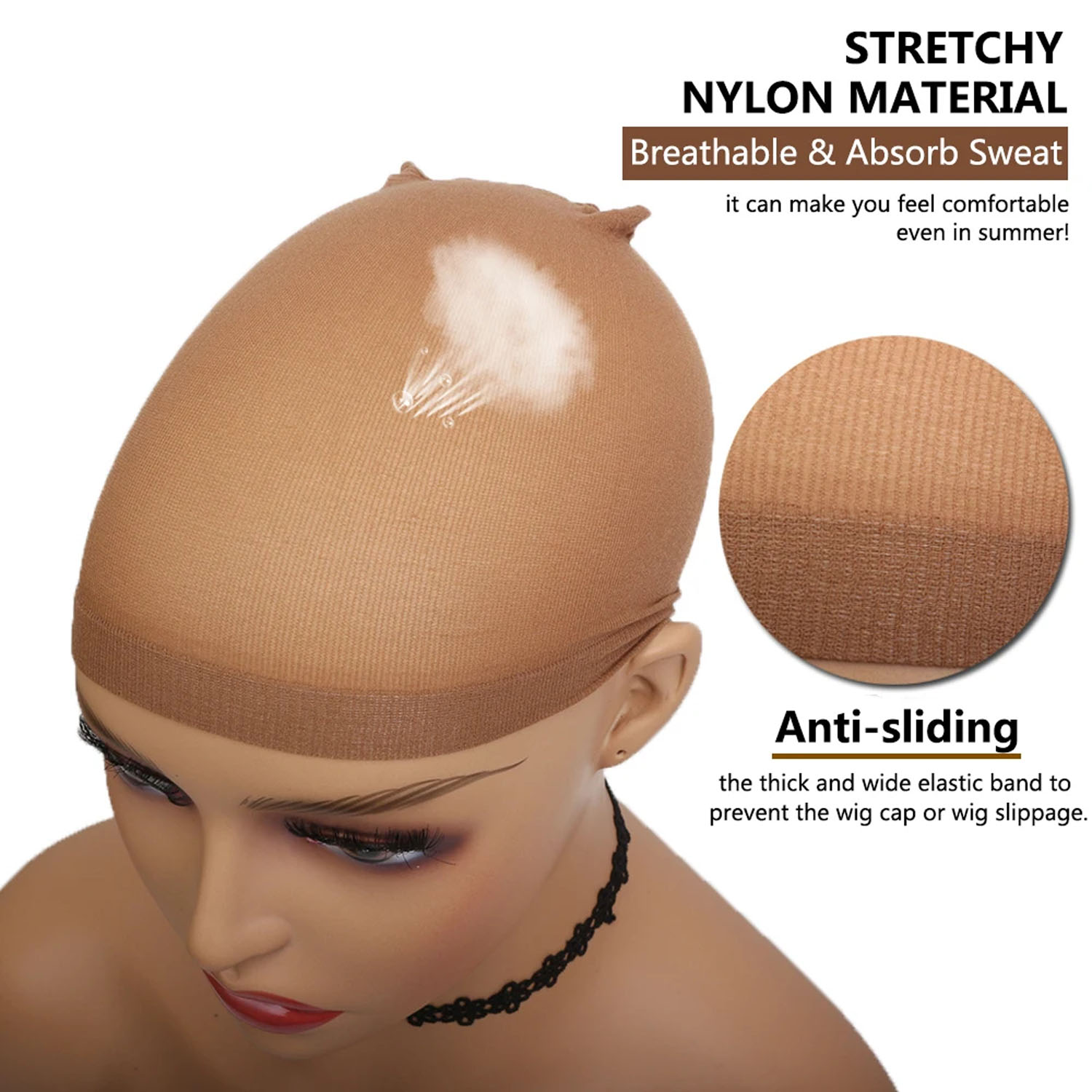 20/30PCS ผมราคาถูกใหม่ถุงน่องห - Wig Cap Stocking บทวิจารณ์และราคา
