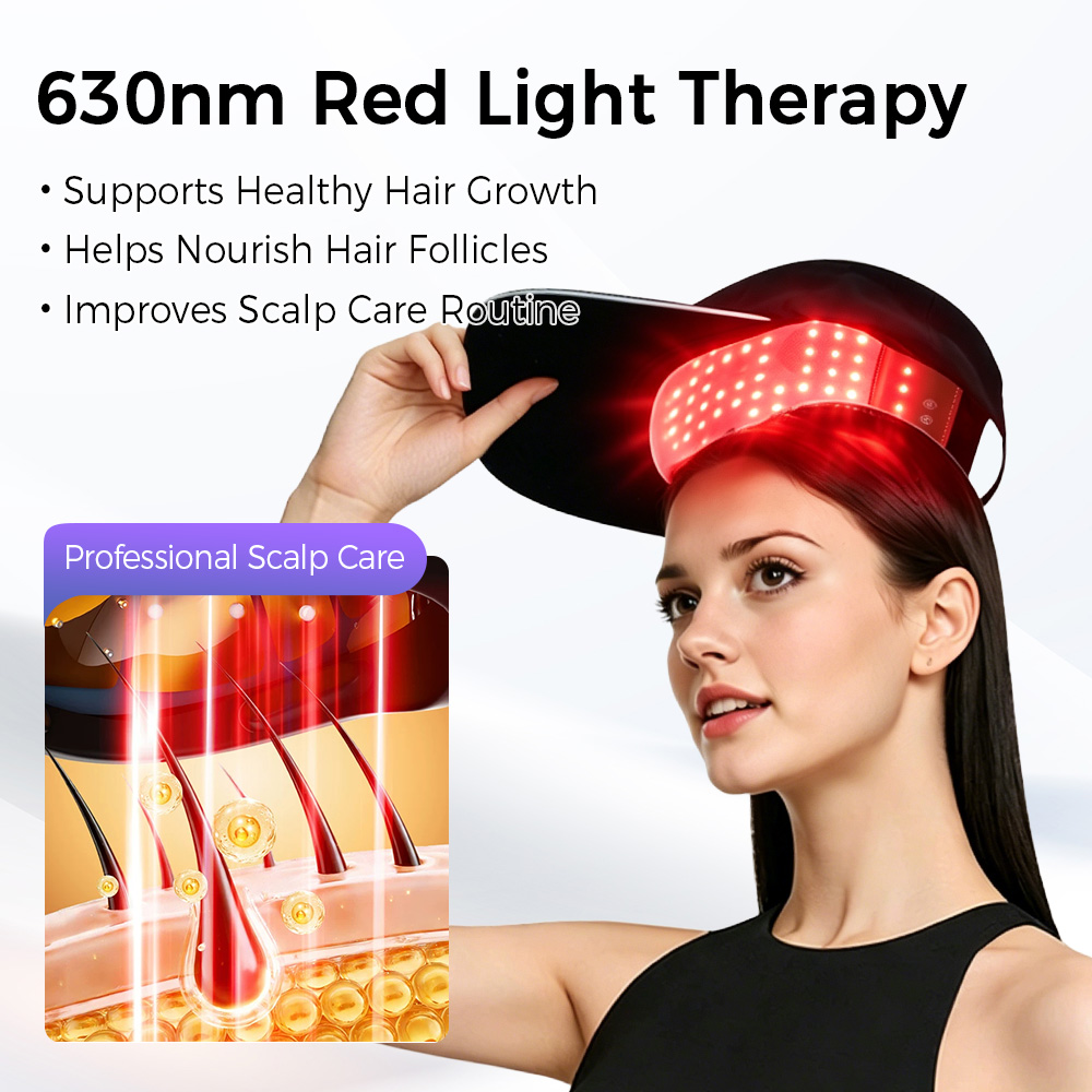 หมวกบำบัดผมด้วยแสง LED สีแดงแล - Hair Care Elseve บทวิจารณ์และราคา