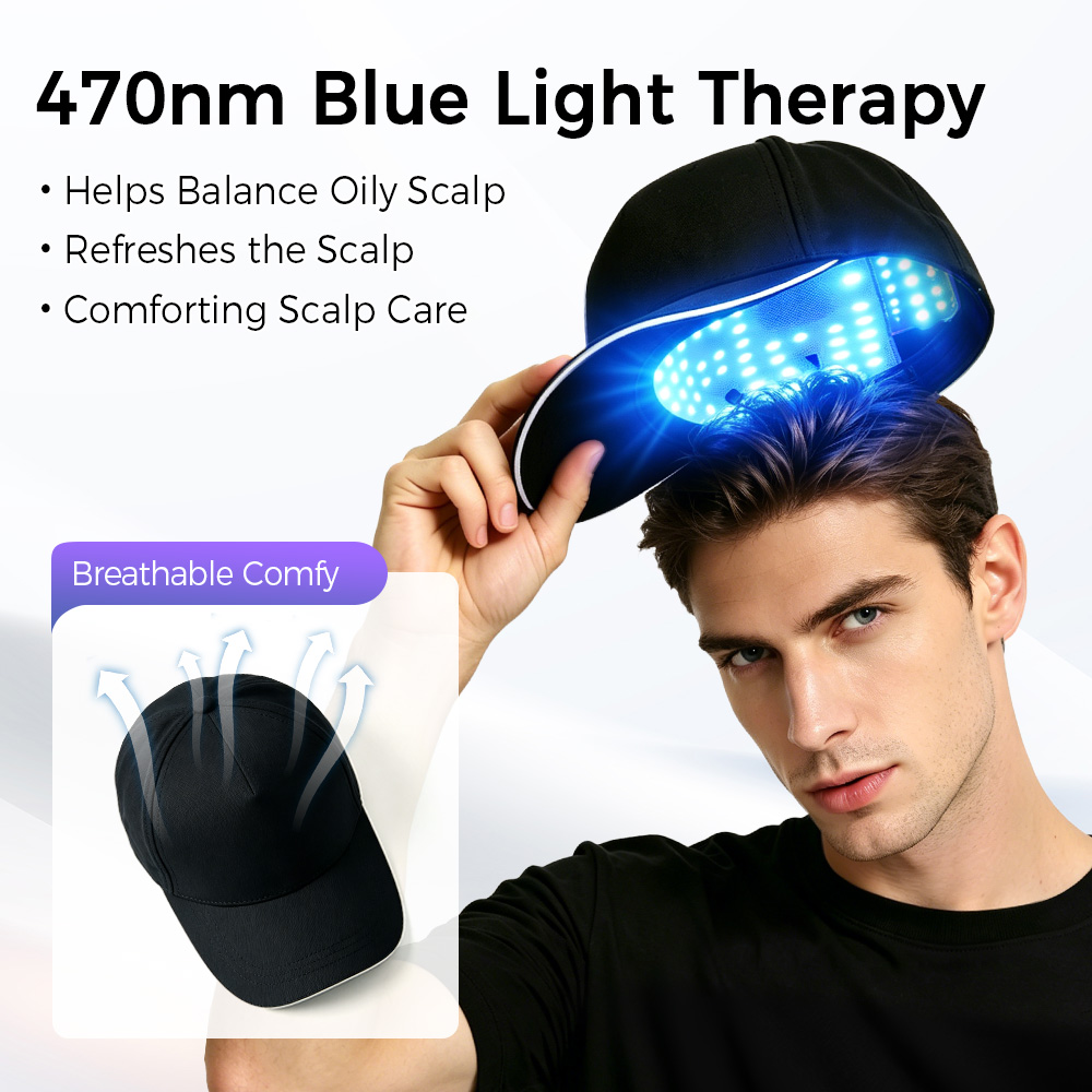 หมวกบำบัดผมด้วยแสง LED สีแดงแล - Hair Care Elseve บทวิจารณ์และราคา