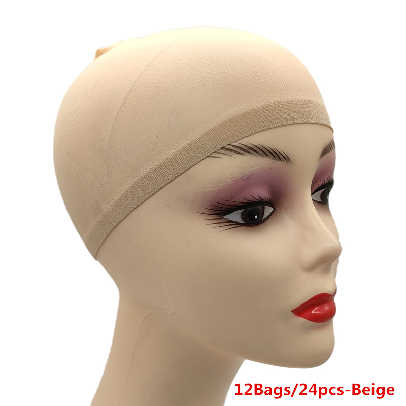 12 ถุง/24 ชิ้น หมวกคลุมผมแฟชั่ - Wig Cap Stocking บทวิจารณ์และราคา