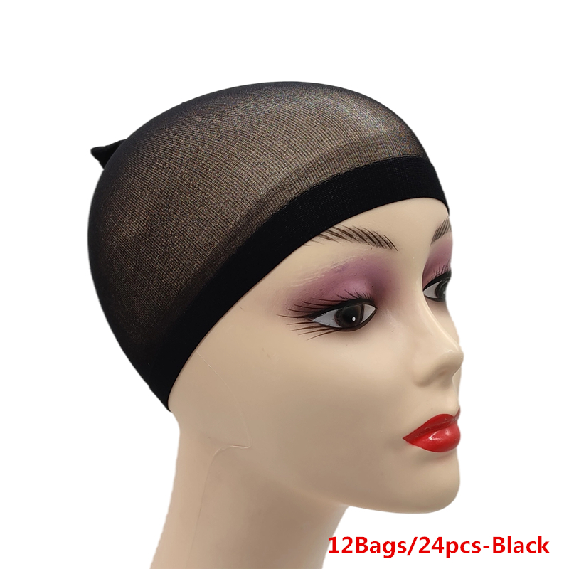 12 ถุง/24 ชิ้น หมวกคลุมผมแฟชั่ - Wig Cap Stocking บทวิจารณ์และราคา