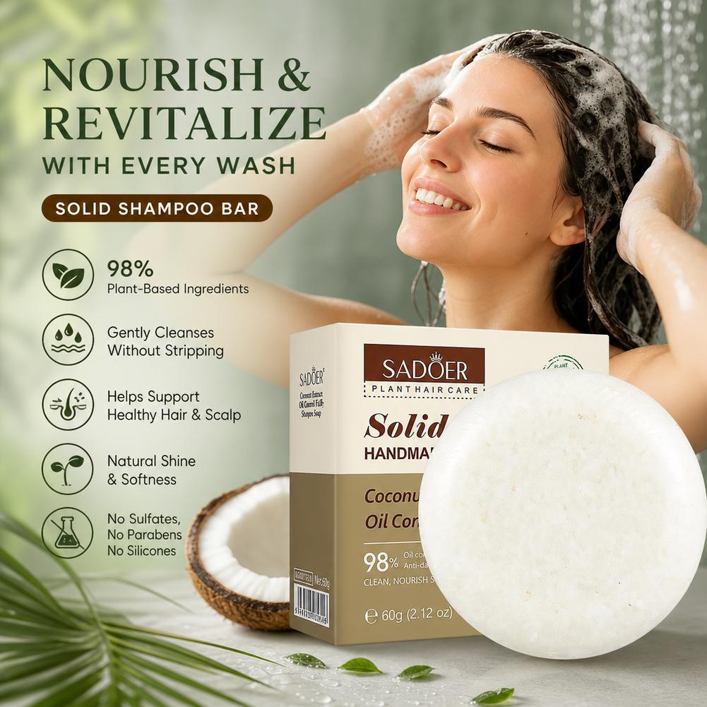 แชมพูบาร์มะพร้าวธรรมชาติสำหรับ - Hair Care Dandruff บทวิจารณ์และราคา